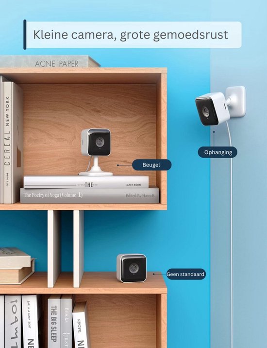 NBAP® Camerabewaking - Beveiligingscamera Draadloos Buiten - Bewakingscamera - Wit — afbeelding 3
