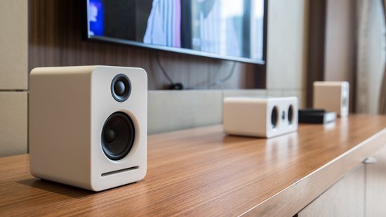 5.1 Surround Sound Systeem - Draadloos - Dolby Atmos - WiSA Certified - THX Tuned - Wit van Platin. — afbeelding 5