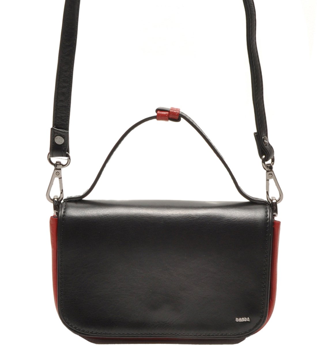 Berba | Soft | Crossbody-tas | Dames | Tas | Zwart | Leer