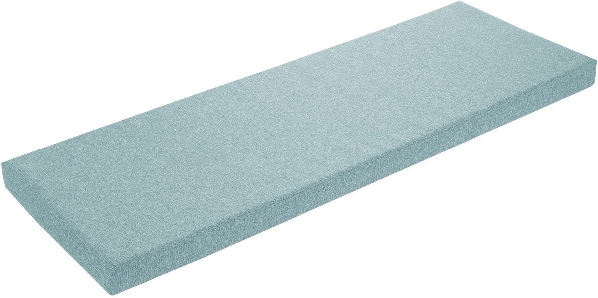sleepling bankkussen - zitkussen 110x50 cm - geschikt voor outdoor & indoor - antislip onderzijde - Made in EU - 110 x 50 x 5 cm - turquoise