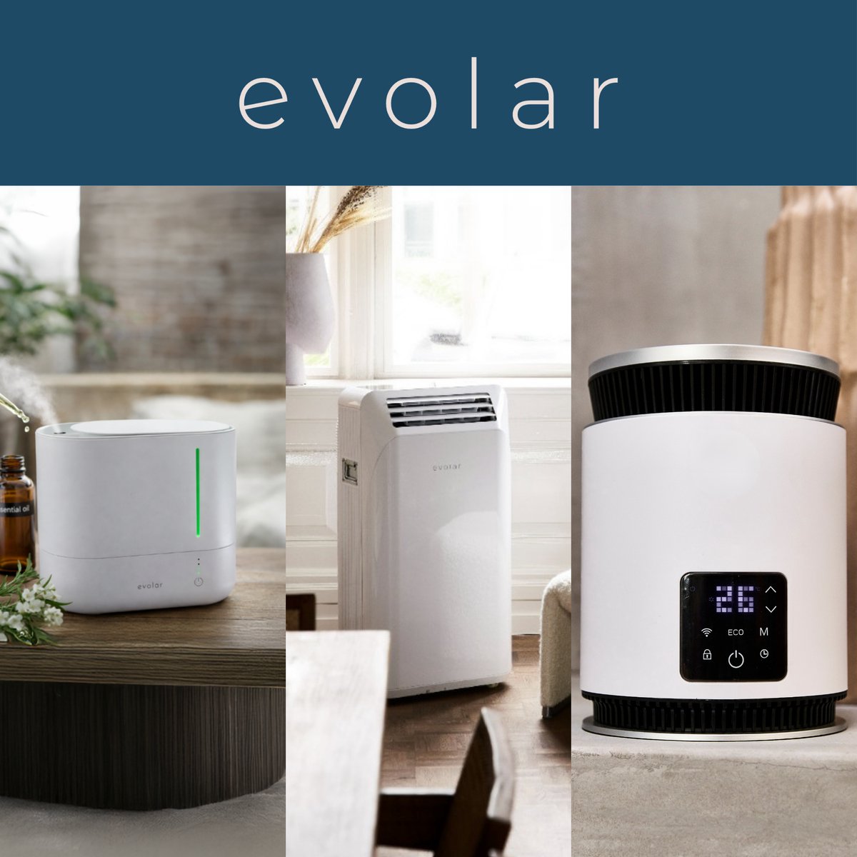 Evolar Luchtbevochtiger met Aromatherapie - 5L Tank - Air Humidifier - Diffuser - Woonkamer, Kantoor, Babykamer, Slaapkamer - EVO-HF450 thumbnail 7