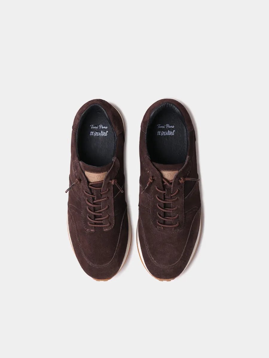 Suède herensneakers met elastische veters | DORIAN