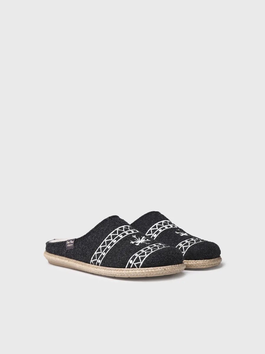Viltslippers voor heren | TOBI-EF