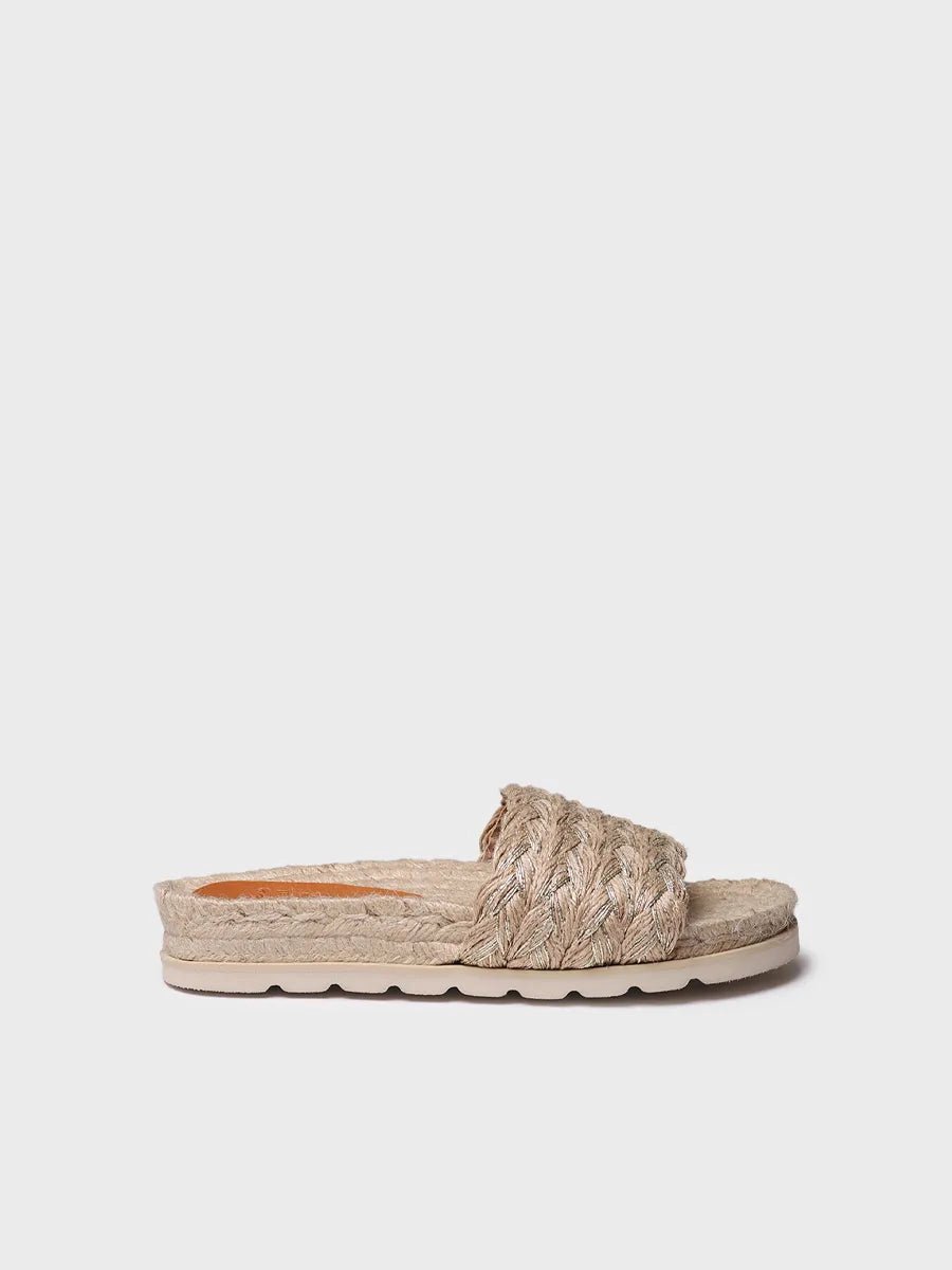 Damessandaal van open jute | DELTA-PH