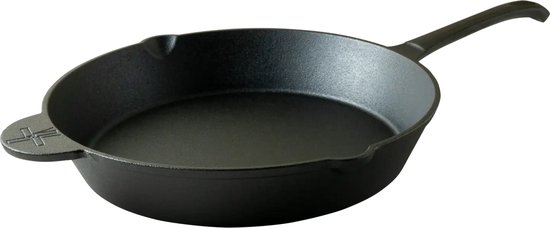 Atma – Roestvrij stalen pan 26 cm, gezonde braadpan zonder antiaanbaklaag, 3 -laags inox 18/10, zonder PFAS & PTFE, vaatwasmachinebestendig en geschikt voor inductie