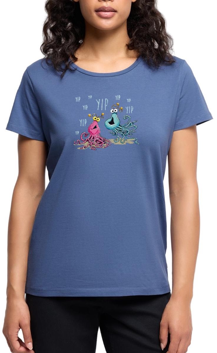Sesamstraat Yip Yip Alien Premium T Shirt Dames