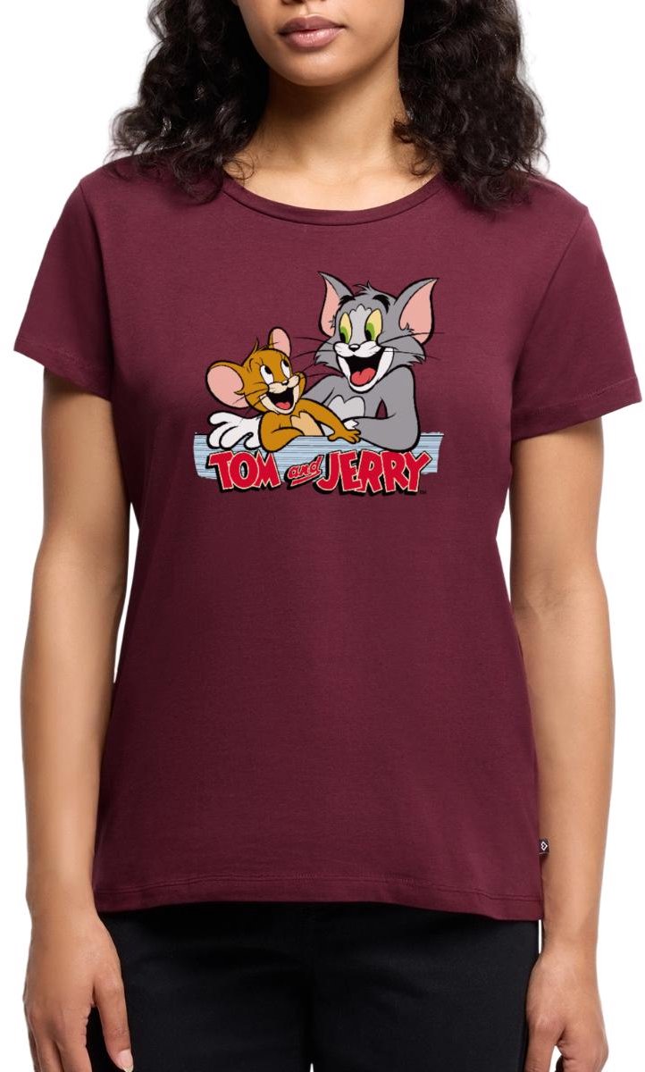 Tom En Jerry Vrienden Premium T Shirt Dames
