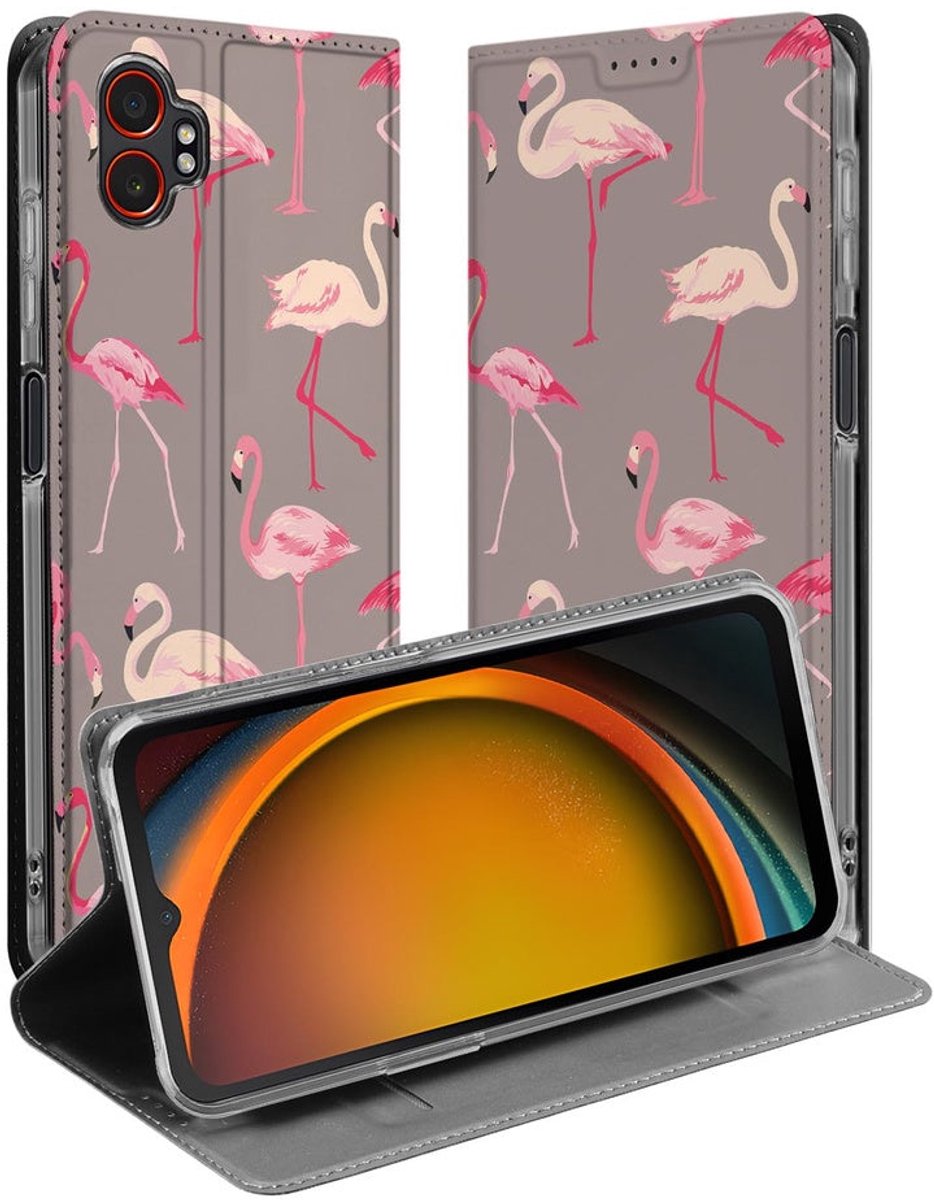 Samsung Galaxy Xcover 7 Pro Book Case Flamingo