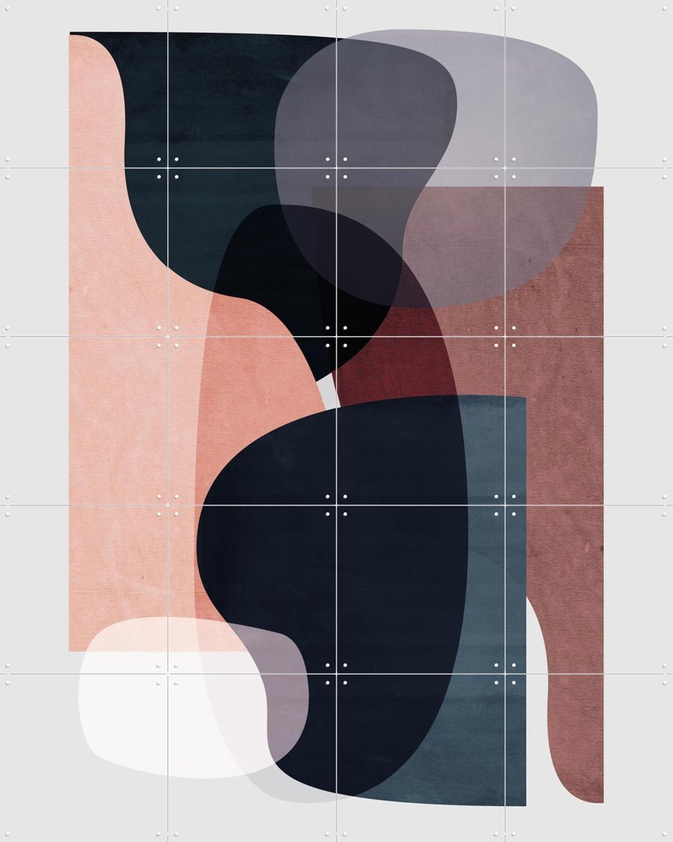IXXI Graphic 193, Mareike Böhmer - 80 x 100 cm - Gratis ophangtool - Grote wanddecoratie en posters - Grafisch Ontwerp, Abstract, Minimalisme