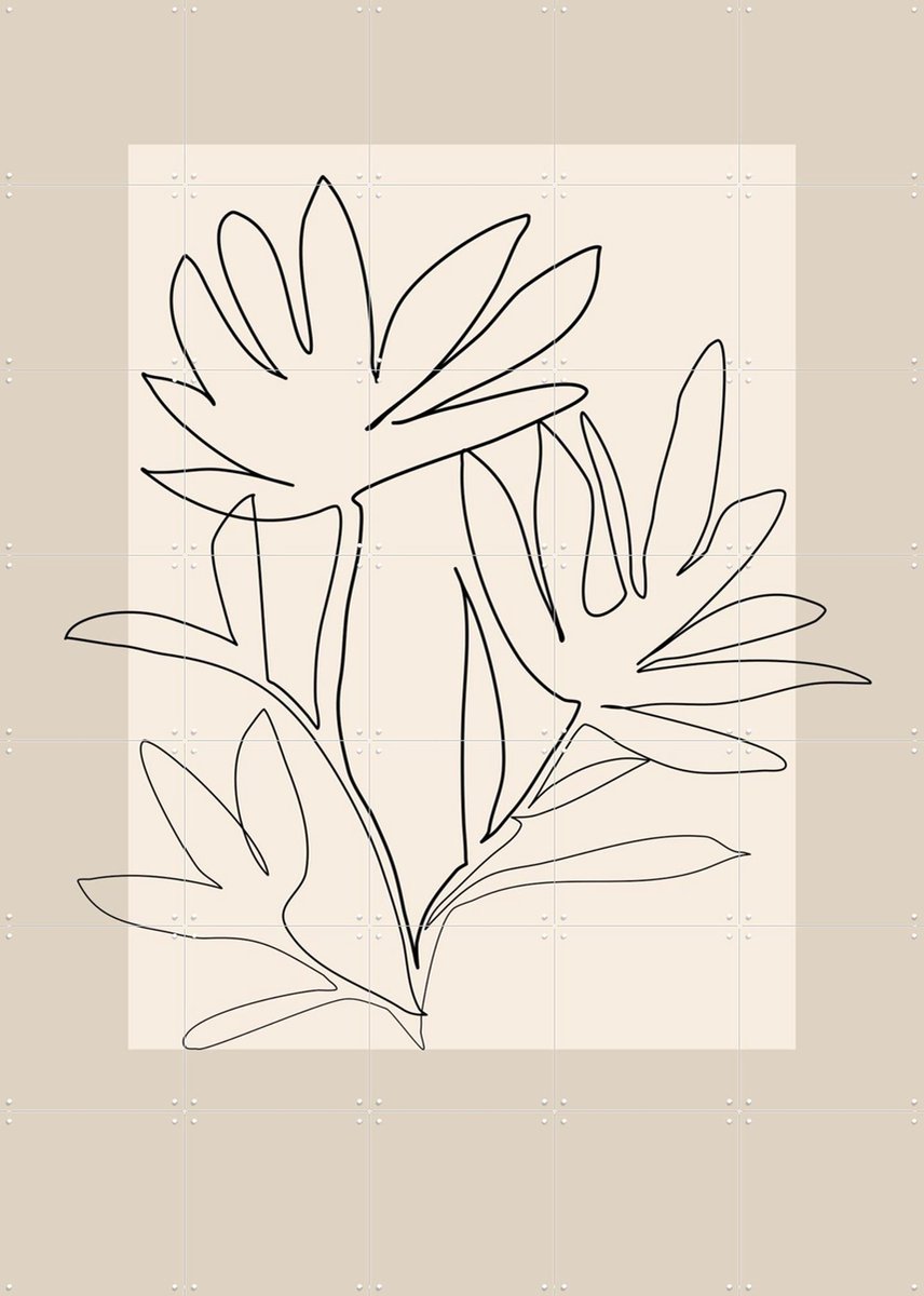 IXXI Line Art 3, Elena Ristova & Various - 100 x 140 cm - Gratis ophangtool - Grote wanddecoratie en posters - Minimalisme, Grafisch Ontwerp, Line
