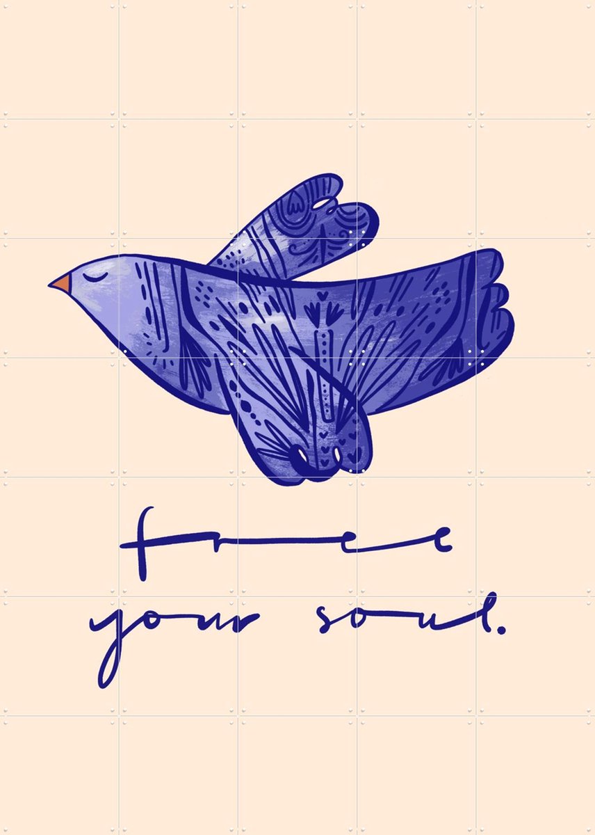 IXXI Free Your Soul, Gozde - 100 x 140 cm - Gratis ophangtool - Grote wanddecoratie en posters