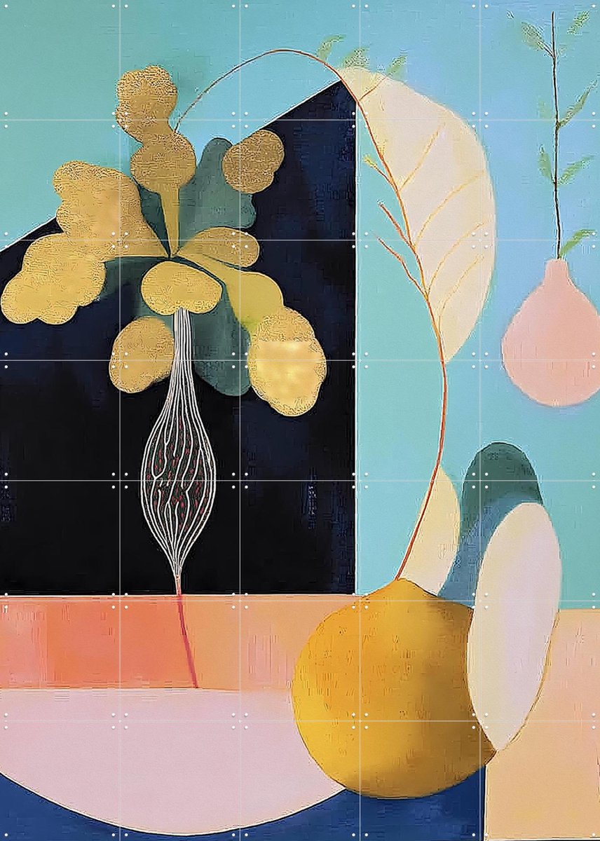 IXXI Peel of Reality, Artclaud - 100 x 140 cm - Gratis ophangtool - Grote wanddecoratie en posters - Abstract, Kleurrijk, Illustraties, Gemengde