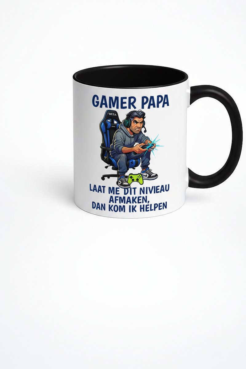 Gamer Papa Mok - Uniek Design voor de Gaming Vader