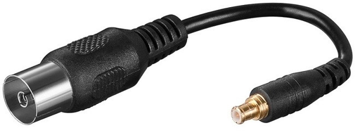 Adapter kabel Coax vrouwelijk - MCX mannelijk - 0,10 meter