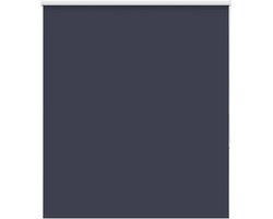 vidaXL - Rolgordijn - verduisterend - 125x130 - cm - stofbreedte - 121,6 - cm - blauw