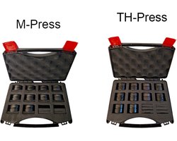 Germat klembekken Set GMT 1632 – M en TH Profiel – M12-28 / TH16-32 – Inclusief Koffer – Voor Persmachine – Installateur en Professional