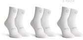 Rogelli Core 3-pack Fietssokken - Heren - Wit - Maat 44-47