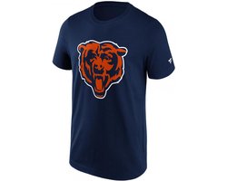 Chicago Bears NFL T-shirt Blauw Logo Grafisch Mannen | American Football Shirt