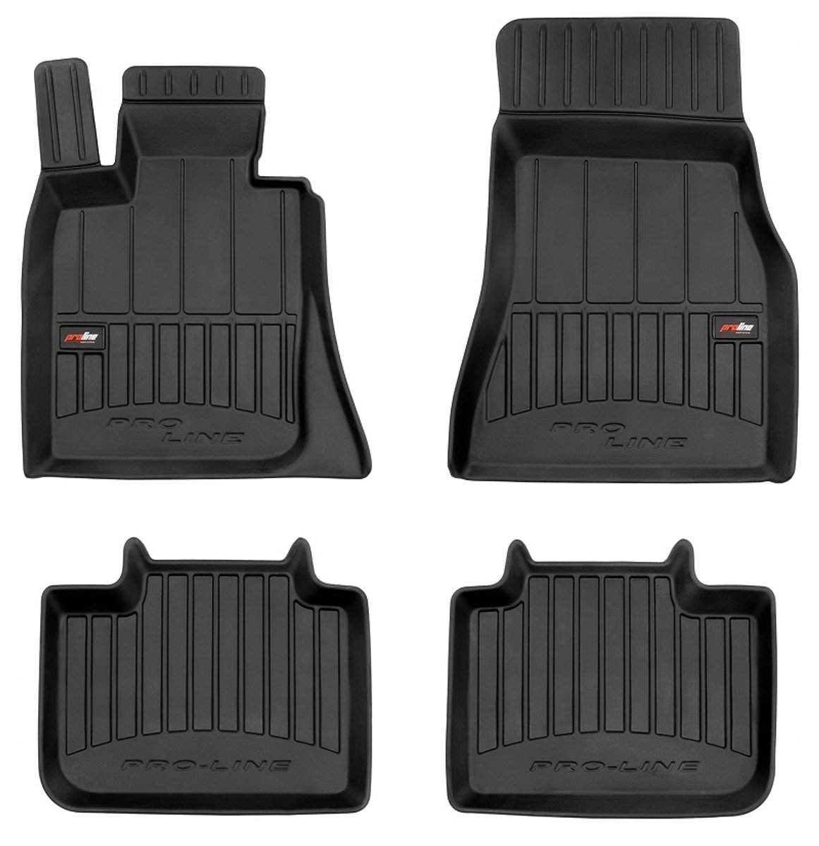 FROGUM 3D - Automatten Set - Perfecte Pasvorm - Geurloos TPE - 6 cm Opstaande Rand