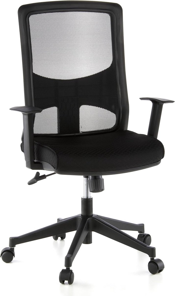 Ergonomische Bureaustoel Zwart voor Thuiswerken en Kantoor - Verstelbaar Zitcomfort