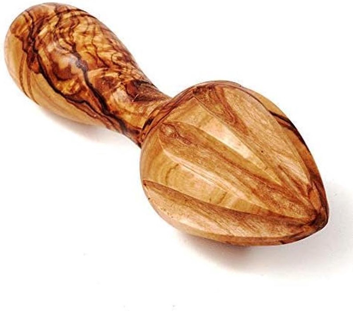 Citruspers van Olijfhout 18 cm Handgemaakt Natuurlijk