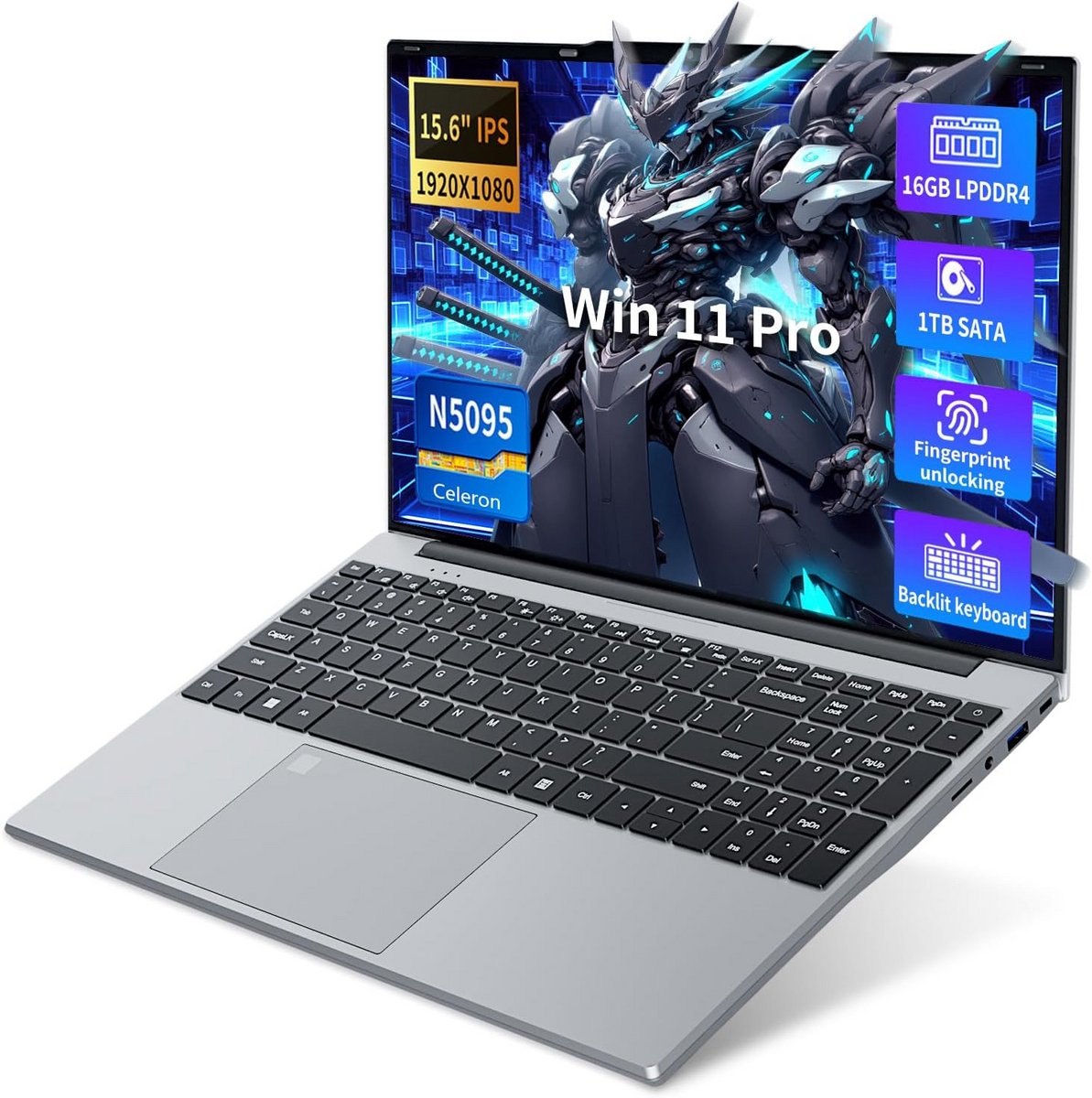 Krachtige 15.6 inch Laptop met 16GB RAM en Snelle SSD Opslag