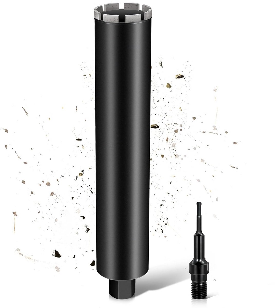 Diamant Boorkroon 83mm voor Beton en Metselwerk - 460mm Lengte met SDS-Plus Adapter