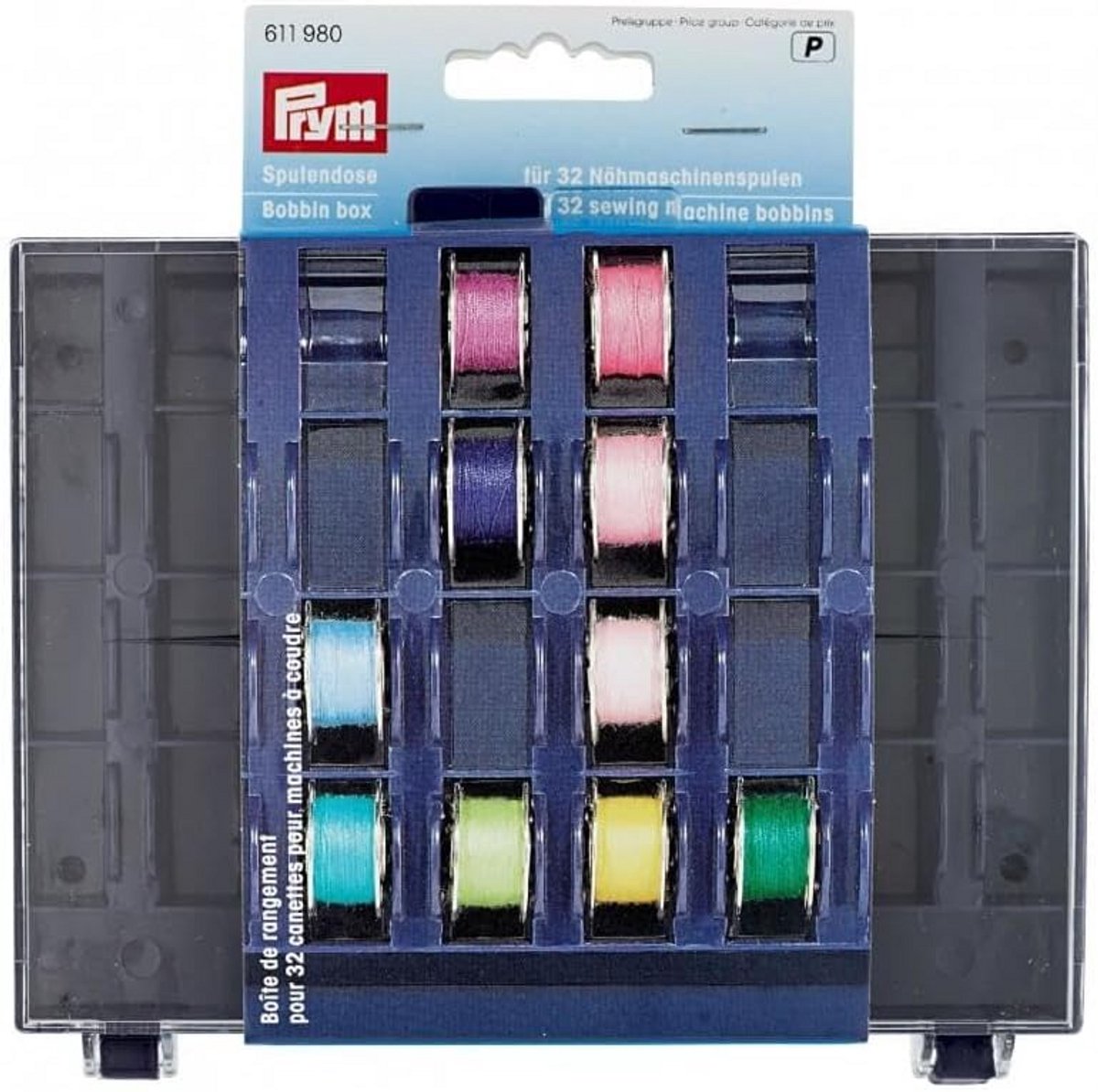 Spoelen Doos voor Naaimachine - 32 Lege Wikkelspoelen Organizer
