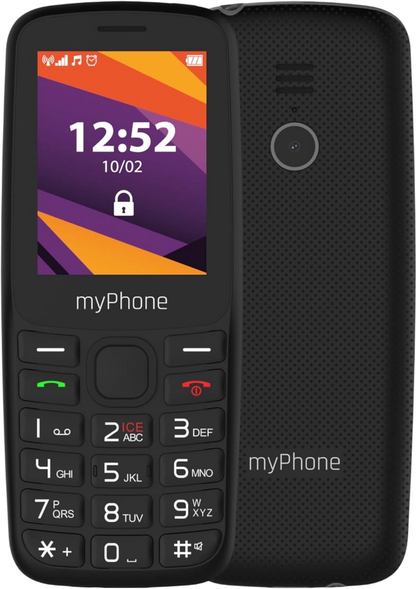 Simpele Senioren Telefoon met 4G LTE, Groot Display, Goede Accu en Grote Knoppen