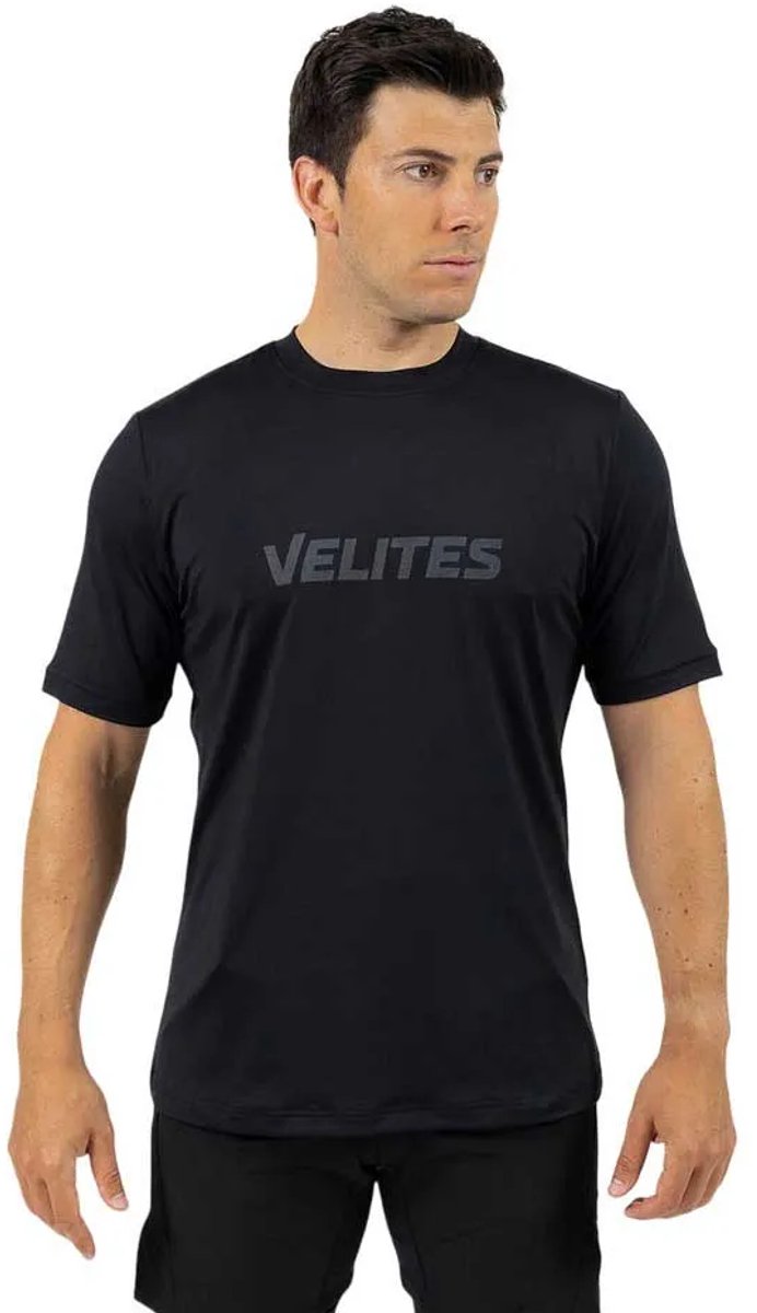 Velites Holo T-shirt Met Korte Mouwen Zwart L Man
