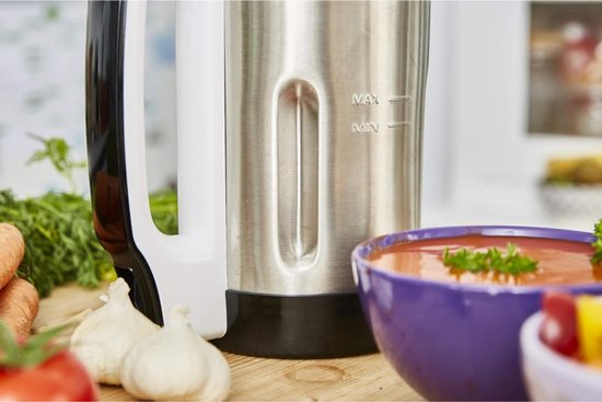 Florixa® Soepmaker - Soupmaker Met 4 Programma’s - Soep Maker Met Automatische Geheugenfunctie - Zilver- 18cm x 21cm x 34cm van Merkloos — afbeelding 3