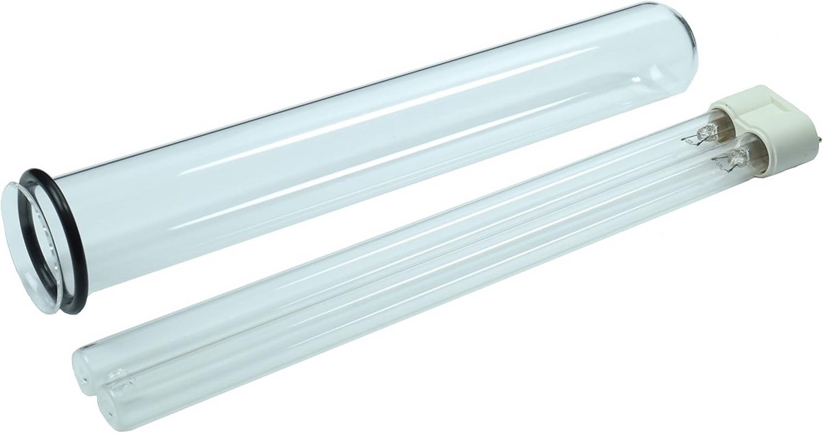 UVC Reservelamp 36 Watt met Kwartsglas en Afdichting voor Filtoclear 20000