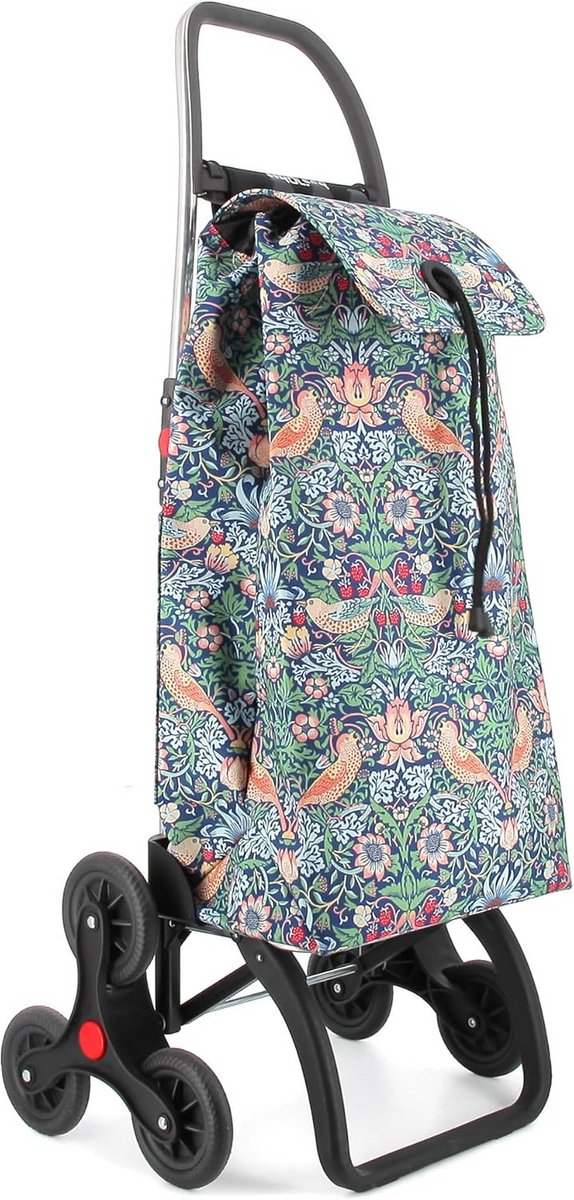 Opvouwbare Boodschappentrolley met 6 Wielen voor Trappen en Boodschappen