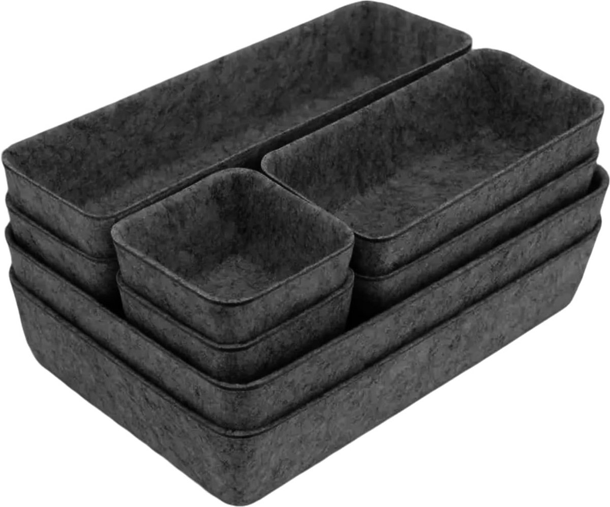 8-delige Lade Organizer Set van Vilt - Bureau & Kledingkast Opruimmodule