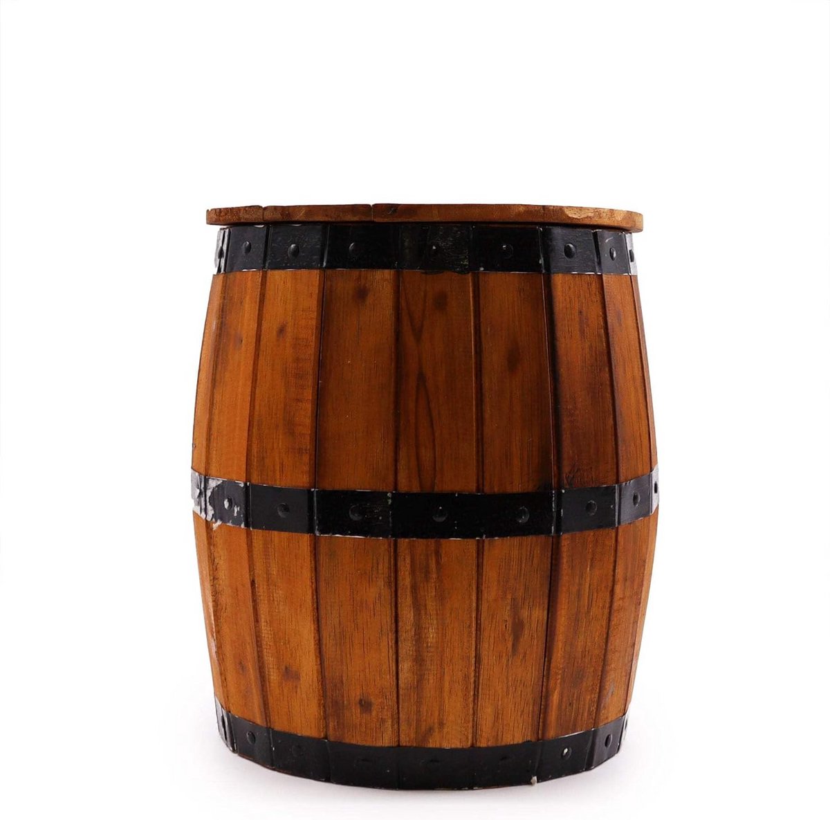 Houten Bierstel Kruk - Natuurlijk Design - Ø38 x H32 cm