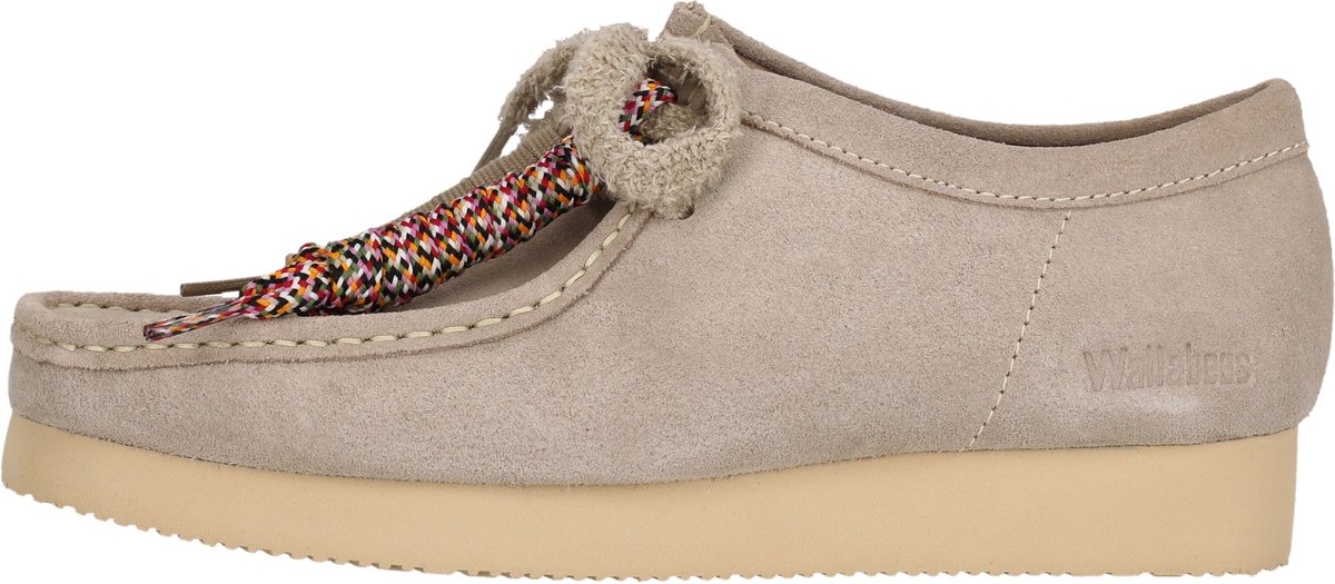Clarks Schnürschuhe Wallabee beige