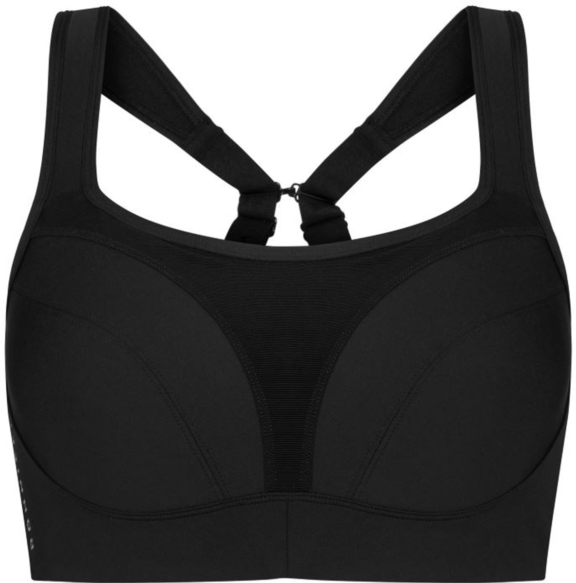High Support C-Cup Sport Bh Dames Black 70