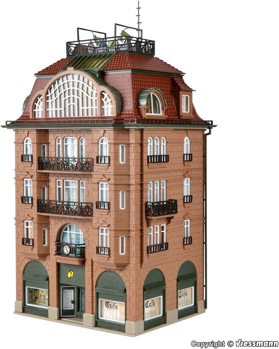 Modelspoor Café Gebouw Schaal 1:87 H0 - Bouwpakket