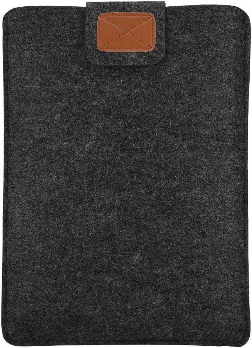 Laptophoes Envelopvormig Zwart - Eenvoudige Stijl - 13 Inch