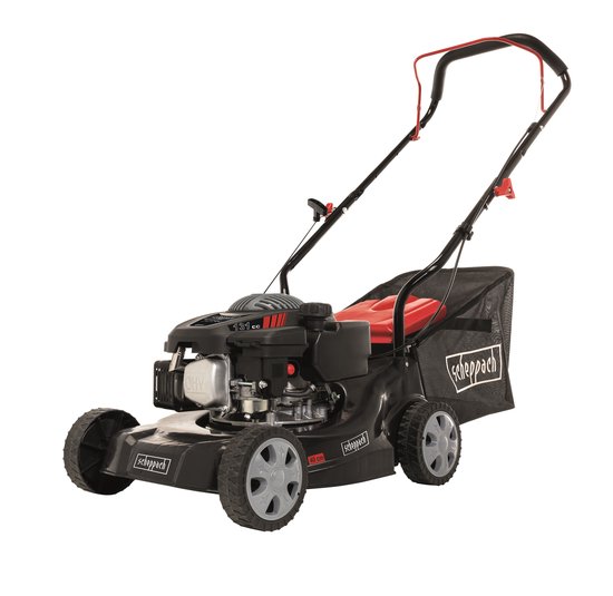 Scheppach MP132-40 Benzine Grasmaaier - 3,4pk / 4-takt motor - Maaibreedte 40cm - Instelbare Maaihoogte - 35L Opvangbak van Scheppach — afbeelding 2