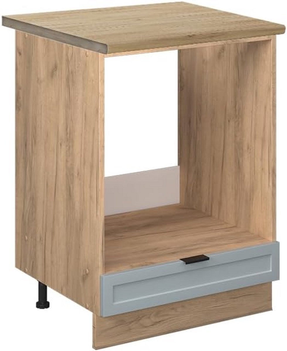 Inbouwkast Oven en Fornuis 60 cm Breed Licht Blauw-Grijs