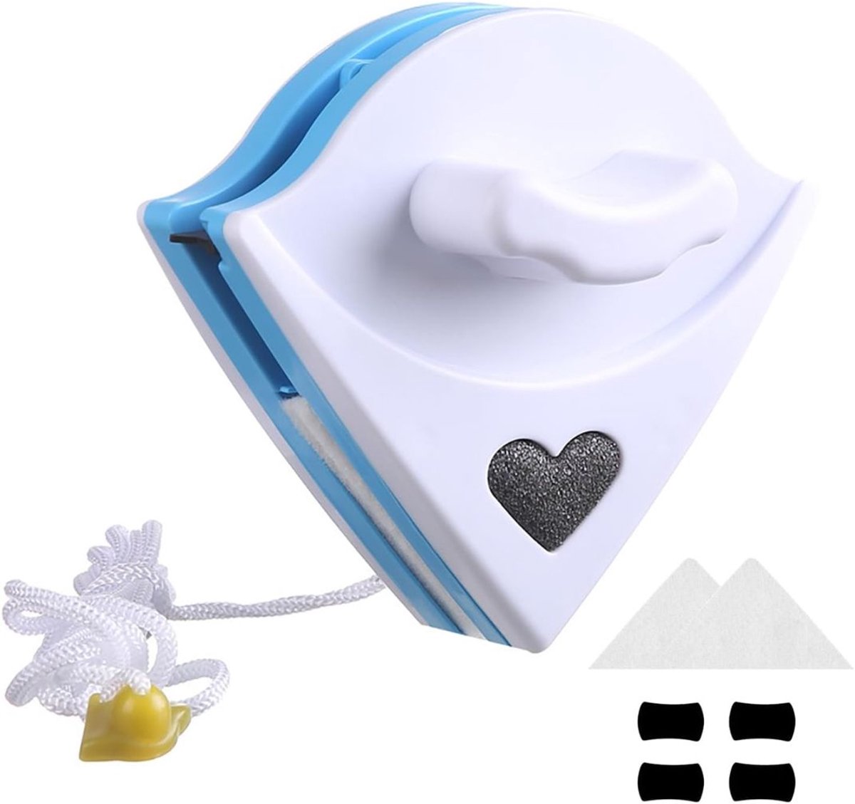 MMM® Magnetische Ramenwasser - Ramenwasser - Ramentrekker - Wit - 16cm x 14cm x 4cm