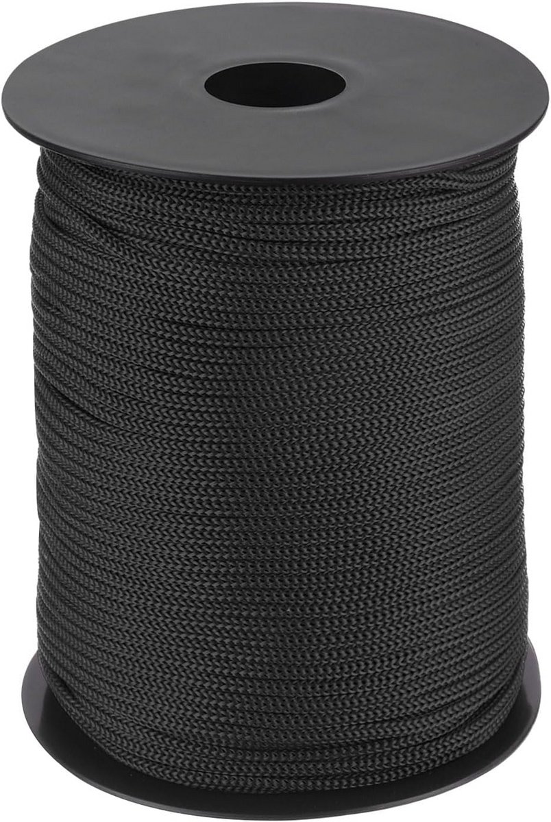 Gevlochten Polypropyleen Touw 3mm 100m - Sterke Textiellijn voor Buiten en Camping