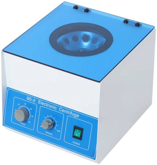 Laboratorium Centrifuge - Desktop Centrifuge - Monsters Scheiden - 12 x 20 ml Capaciteit - Compact Formaat - Blauw Wit — afbeelding 4