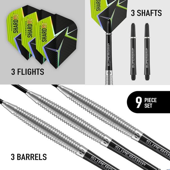 Dartpijlen 21 Gram - 90% Tungsten Set voor Precisie en Controle — afbeelding 2