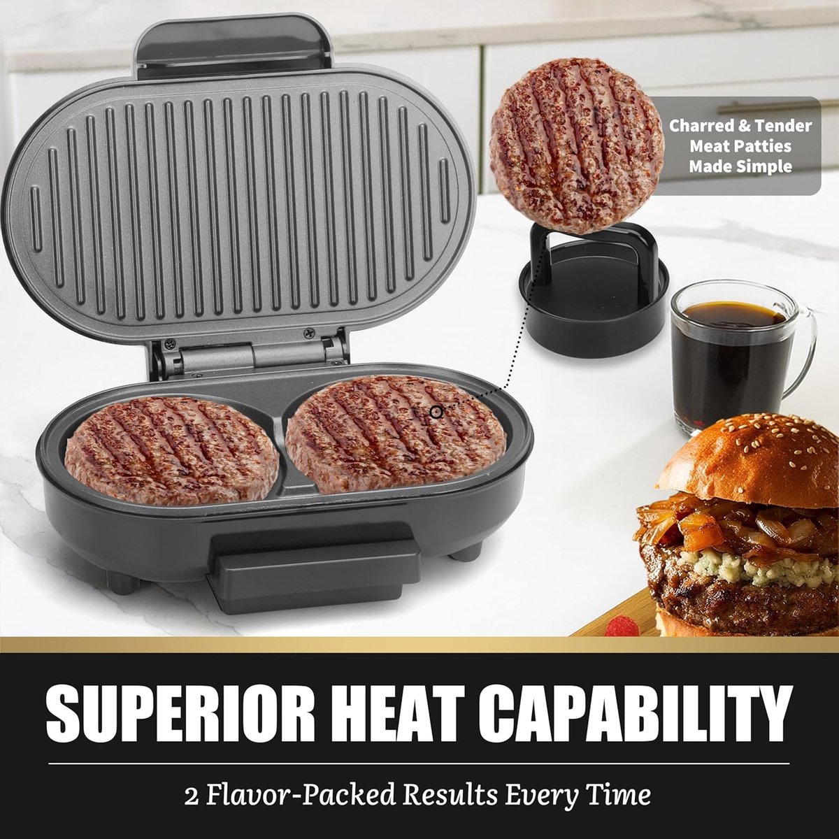 DKampioen Dubbele Mini-Grill thumbnail 3
