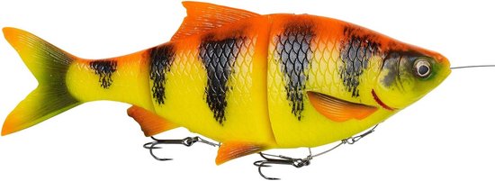 Grote Kunstaas Vissen voor Snoek Vissen - Realistische Line Thru Rubber Baits — afbeelding 2