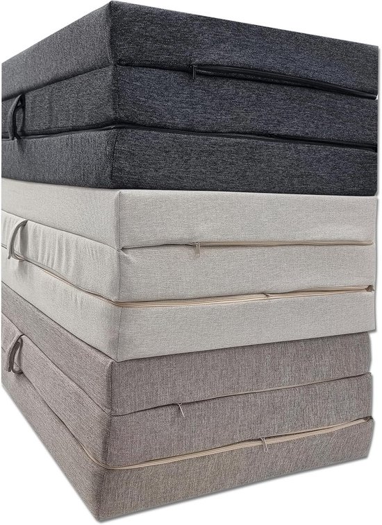 Opvouwbaar Schuimrubber Matras 120x200x10 cm - Camping, Logeermatras en Vloermat — afbeelding 4