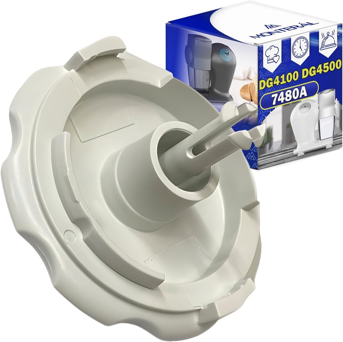 Vervangend Handvat Elektrische Rasp Geschikt voor Imetec Dolcevita Grattugissima (DG4100/DG4500)