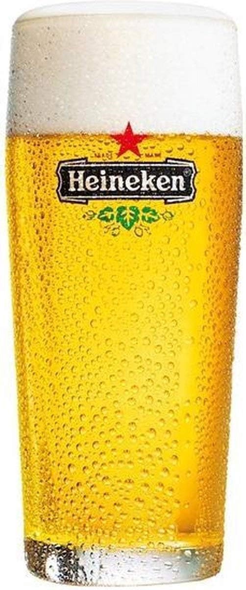 Glazen Bierglazen 22cl - Set van 12 Stuks - Klassiek Pijpje Glas